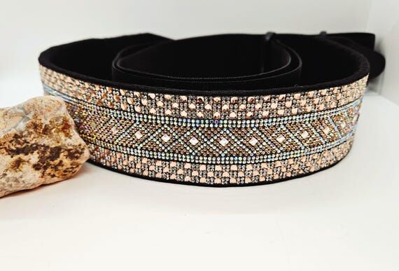 Champagne Guitar Strap; Guitar Accessories; G...