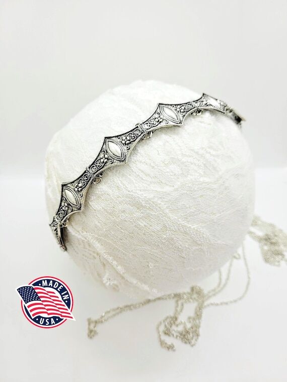 Metal Crown Headband: Medieval Battle Armor H...