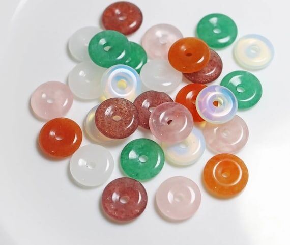 15mm Natural rose quartz strawberry crystal a...