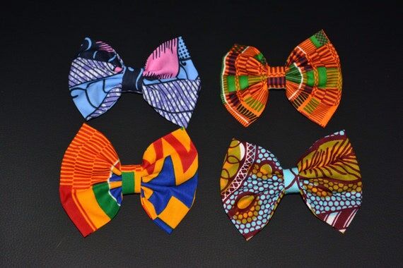 CLIP ON/Ankara Bowtie/African Print Bowtie...