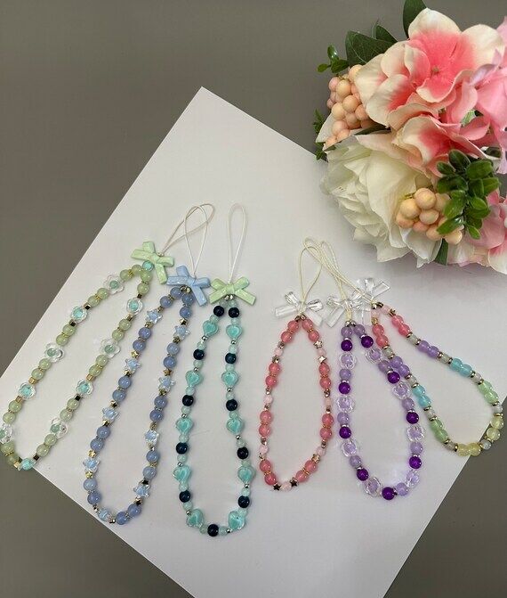 Cute and Colorful Beaded Star, Flower & Round...