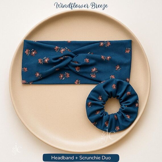 Wildflower Breeze Headband & Scrunchie Set ...