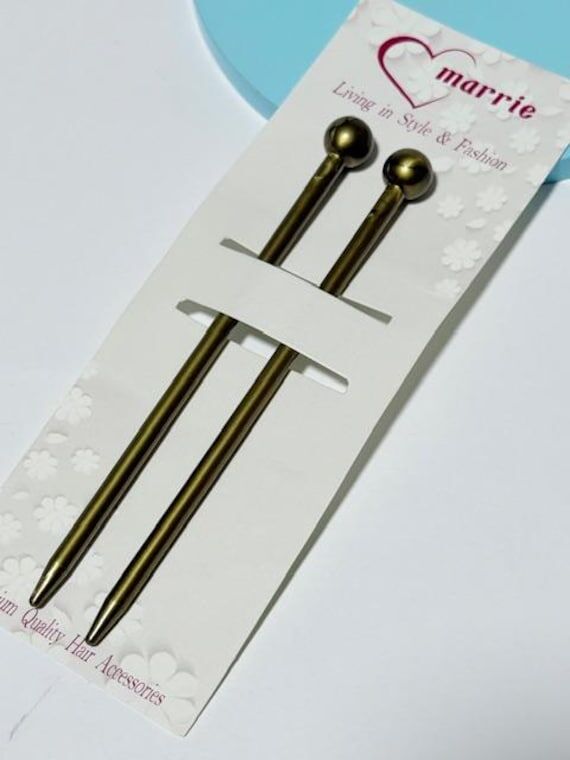 Knitting Needle Hair Stick Resin Hair Stick H...