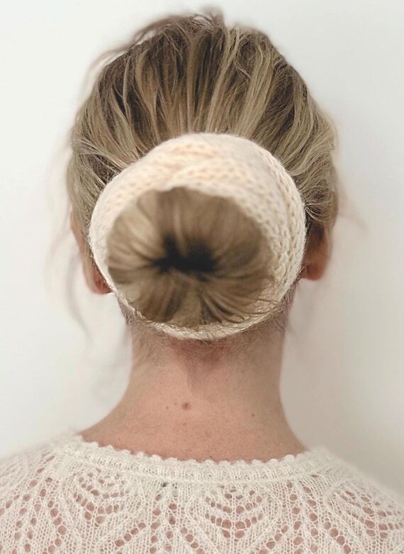 Oversized Knit Scrunchie | Vegan OEKO-TEX® C...