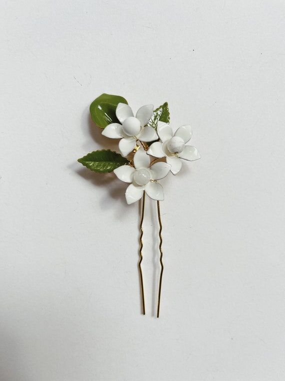 Jasmine flower pin...