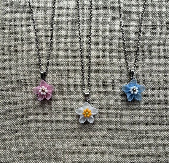 Forget-me-not Pendant - Blue...