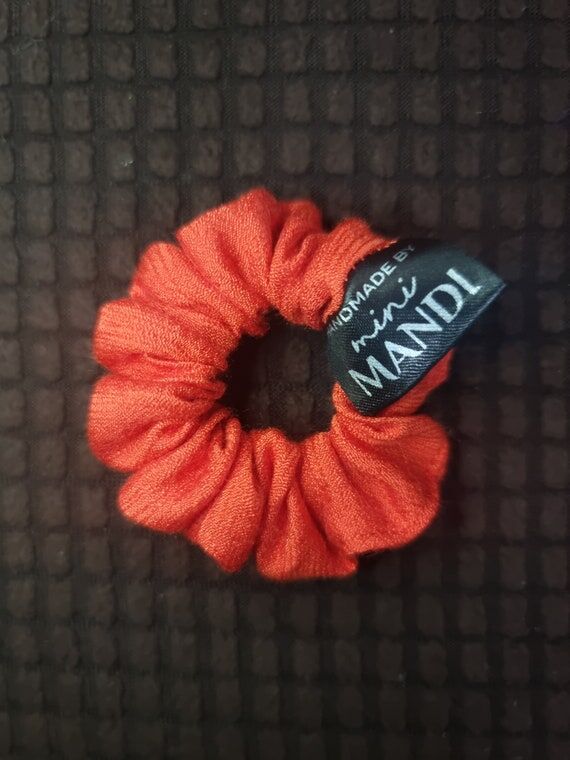Mini Scrunchies | Kids Hair Ties, Orange & Pu...