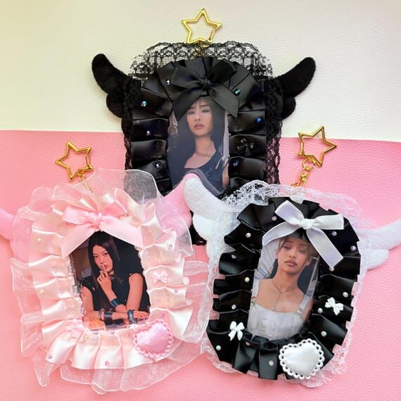 Angel Wings Kpop Photocard Holder Toploader, ...