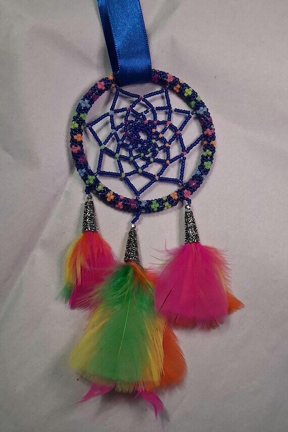 Hand Beaded Dreamcatcher/Mirror accessories/G...