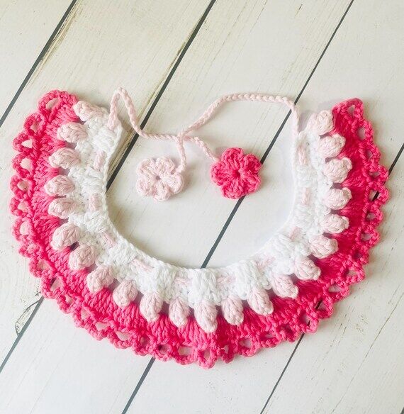 Crochet Pet Collar, Handmade Collar for Dogs ...