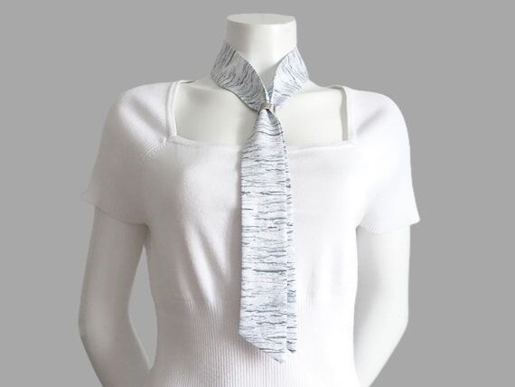 Skinny Neck Scarf / Unisex Cotton Accessories...
