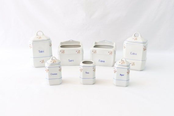 Porcelain Kitchen Set, Kitchen Porcelain Jars...