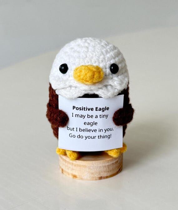Crochet Eagle Support Inspirational, Positive...