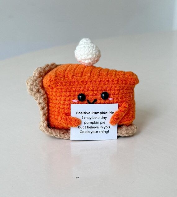 Crochet Pumpkin Pie Plush, Pumpkin Pie Slice ...