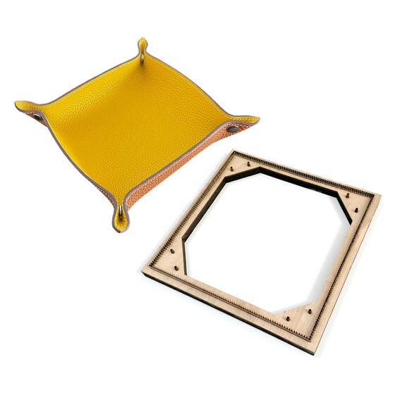 DIY Leather Storage Tray Cutting Die Handmde ...