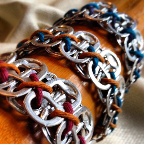 Soda Can Tab Bracelets - Pull Tab Bracelet - ...