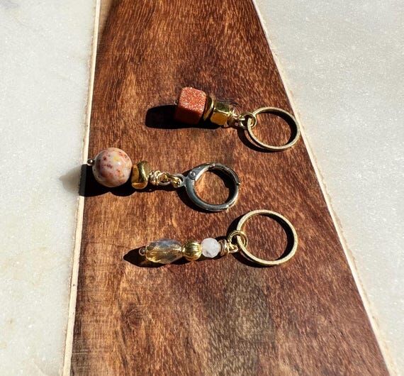 Desert Jasper, Goldstone & Moonstone Handmade...