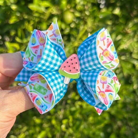 Popsicle Watermelon Handmade Summer Boutique ...
