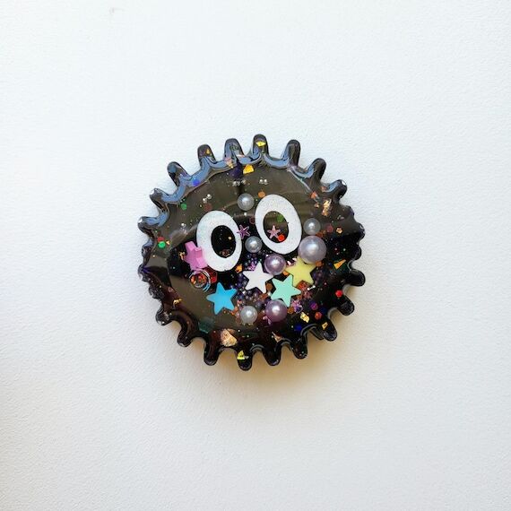 Kawaii Resin Shaker Charm Phone Grip Keychain...