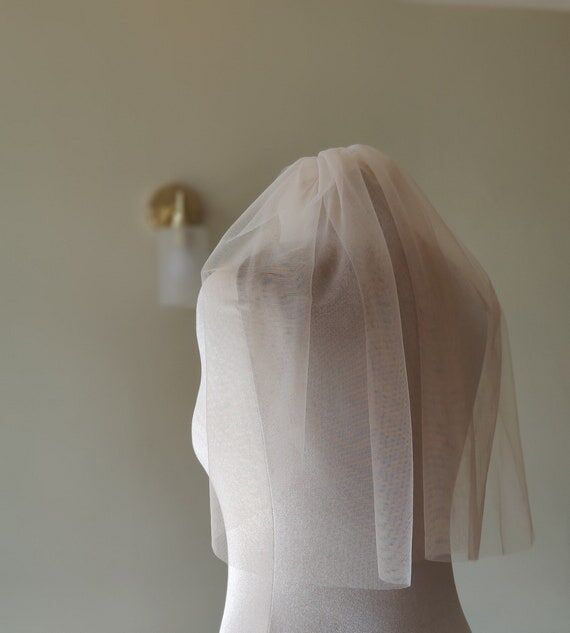 Handmade bridal hen party veil pink...