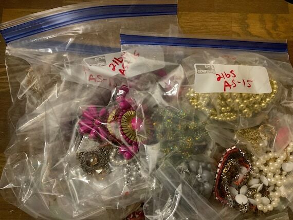 Mystery bag of costume jewelry.grab bag.vinta...