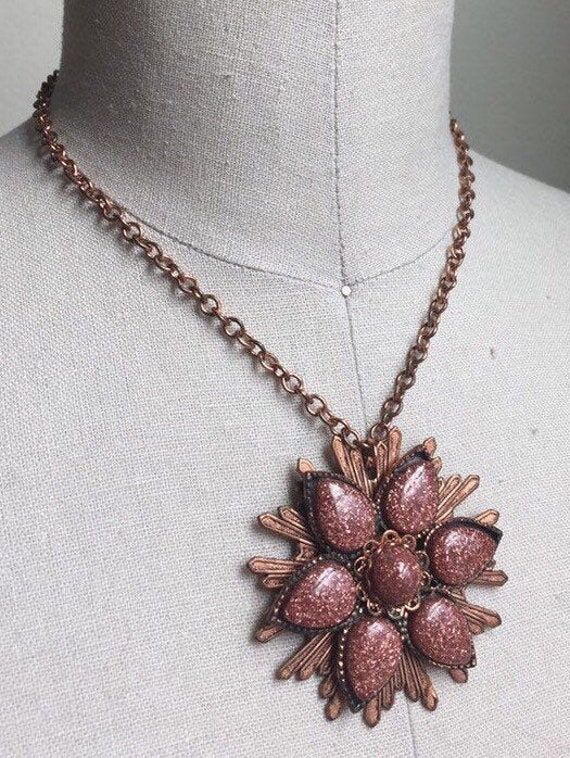 Art Deco Inspired Necklace. Vintage style. Gi...