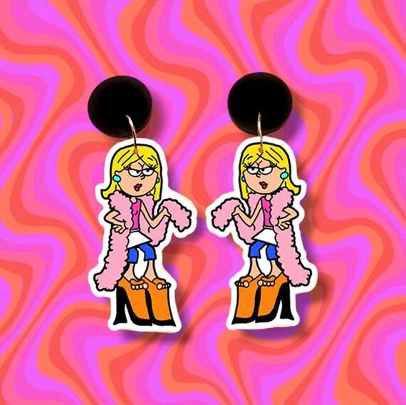 Earrings Y2K Cartoon Girl • 2000s Nostalgia...