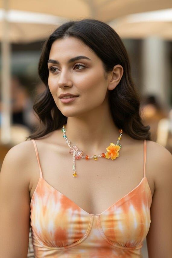 Tropical Bloom Necklace | summer collection...