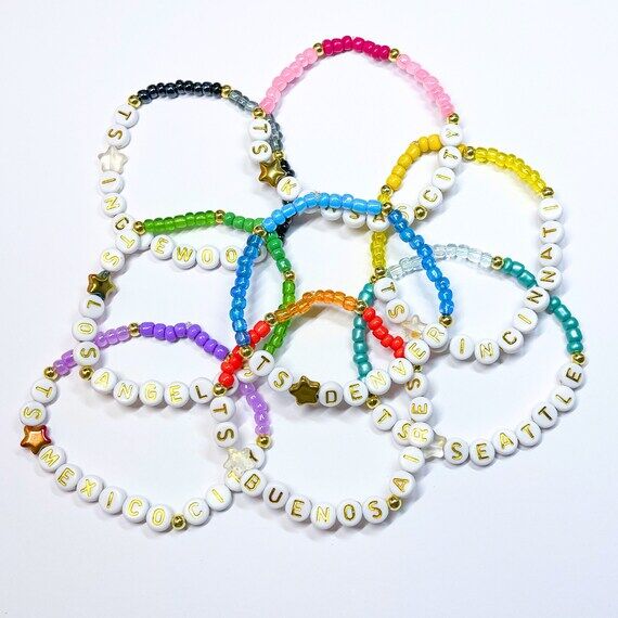 Custom Eras Tour Concert Bracelets - Friendsh...