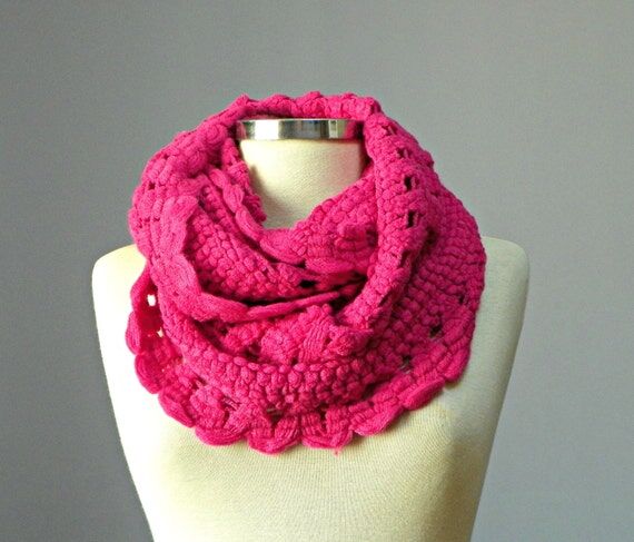 Christmas Sale, infinity scarf, chunky scarf,...