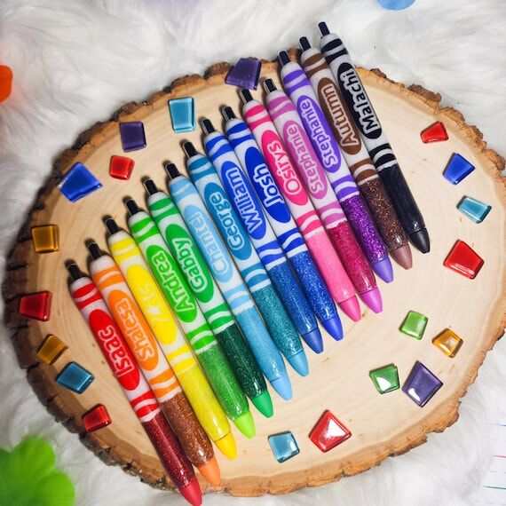 Personalized Crayola Gel Pen – Handmade Gli...