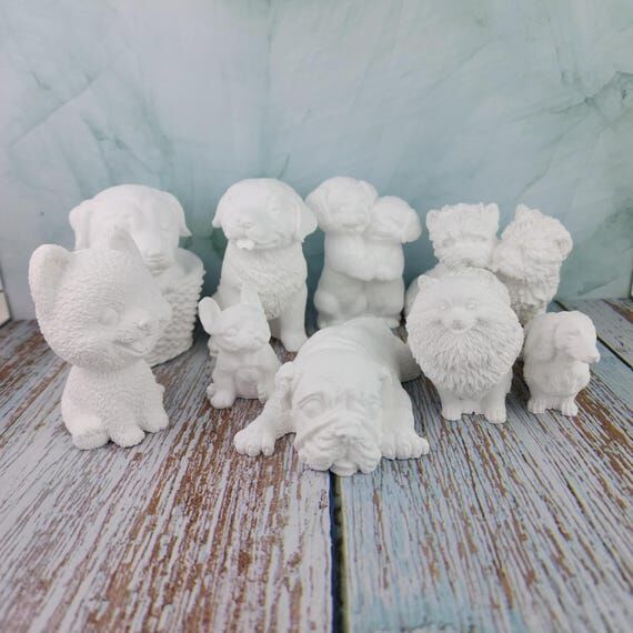 DIY Paint Your Own Dog Figurine Kit – Dog L...