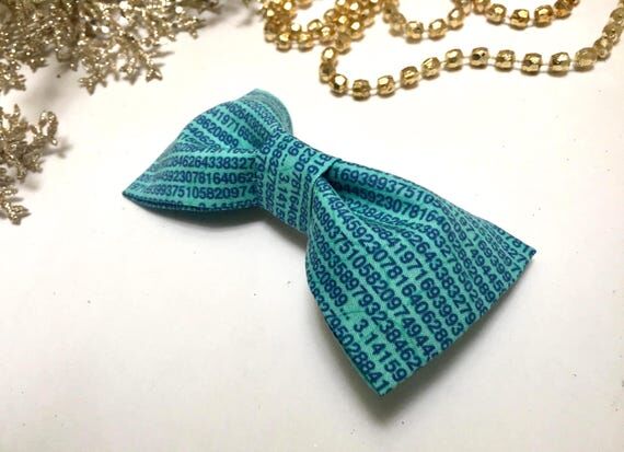 Handmade Cotton Hair Bow Barrette: French Met...