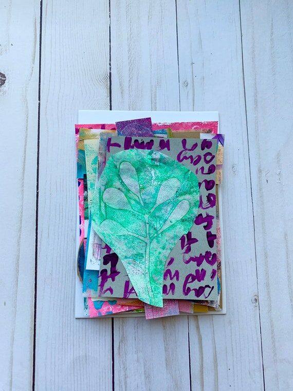Small Painted Papers collage packs....