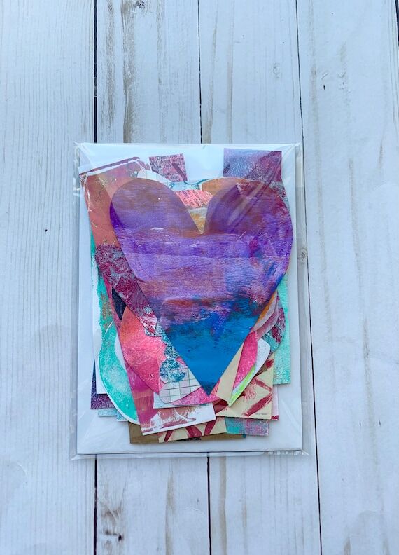 Small Painted Papers collage packs. Love them...