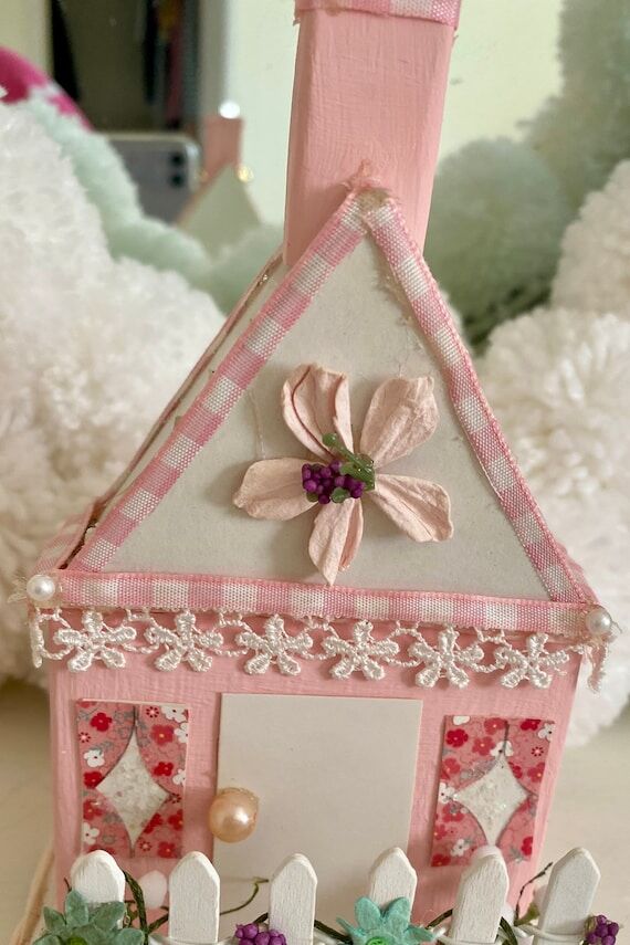 Handmade Pink House Decor: Cottagecore Girl B...