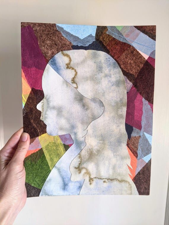 Silhouette Portrait | Watercolor Portrait | P...