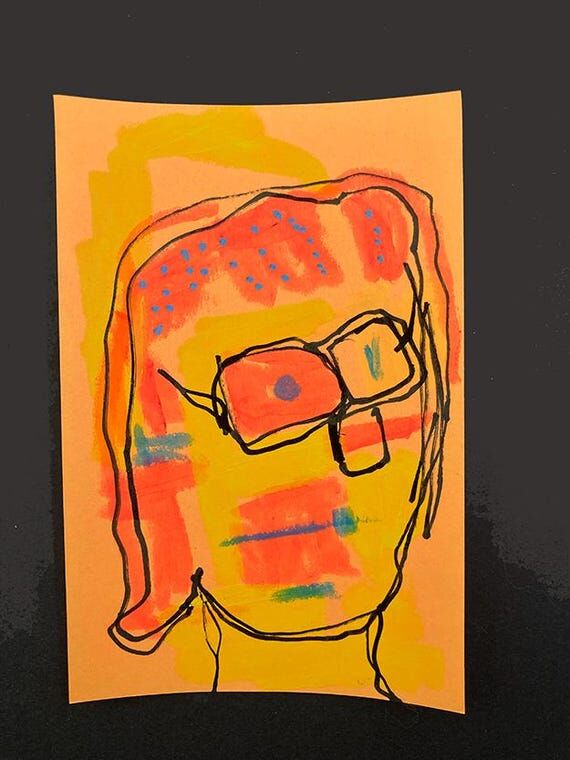 Goofy Silly Humorous Portrait Funny Continuou...