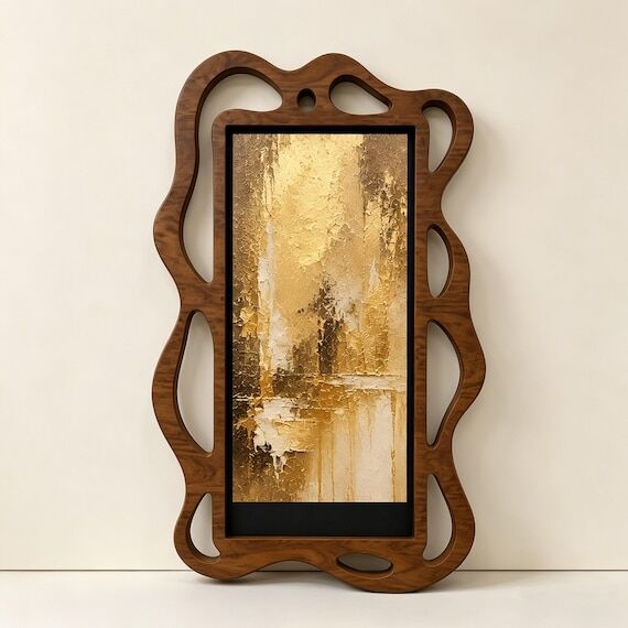 Sculptural Organic Wood Frame Art | Abstract ...