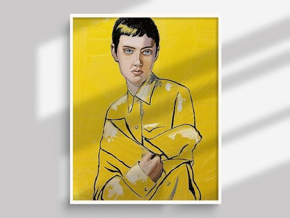 Boho Wall Art Original Oil Canvas Painting Wo...