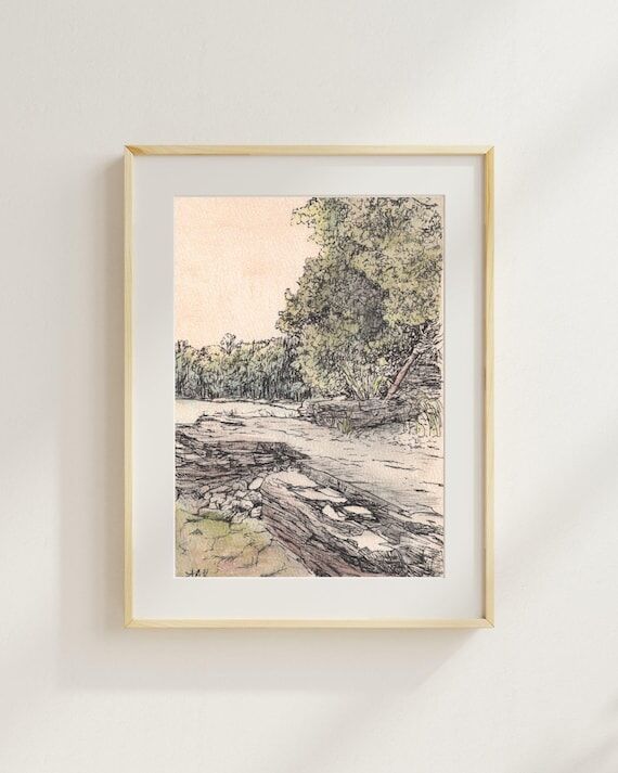 Newport State Park Art Print // Door County W...