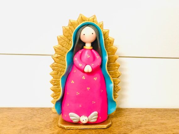 Guadalupe Virgin Mary Handmade, Small Size ...