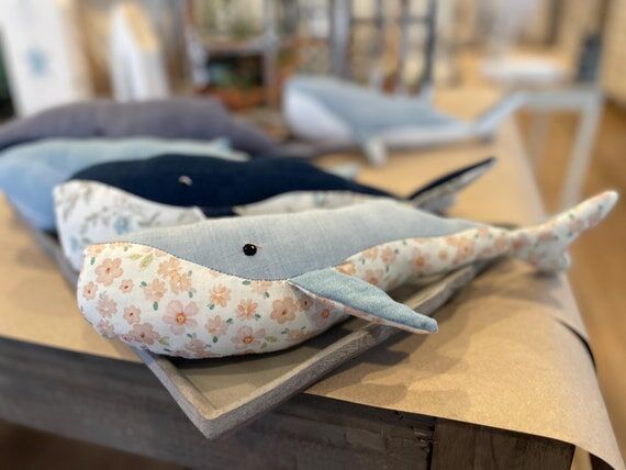 Whales | Sewn Whales | Handmade | Sewing | Ha...
