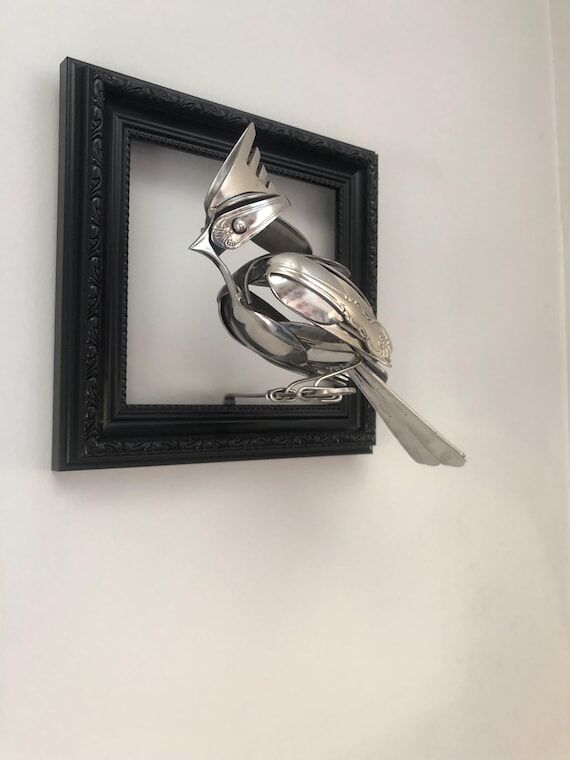 Handcrafted Cardinal Bird – Indoor Wall Dec...