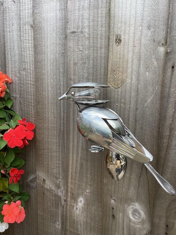 Handcrafted Wall-Mounted Bird – Indoor & Ga...