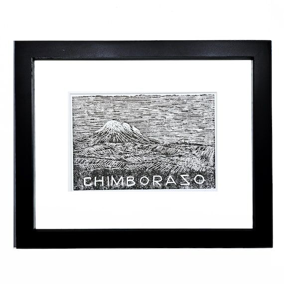 Majestic Chimborazo, Ecuadorian volcano, whit...