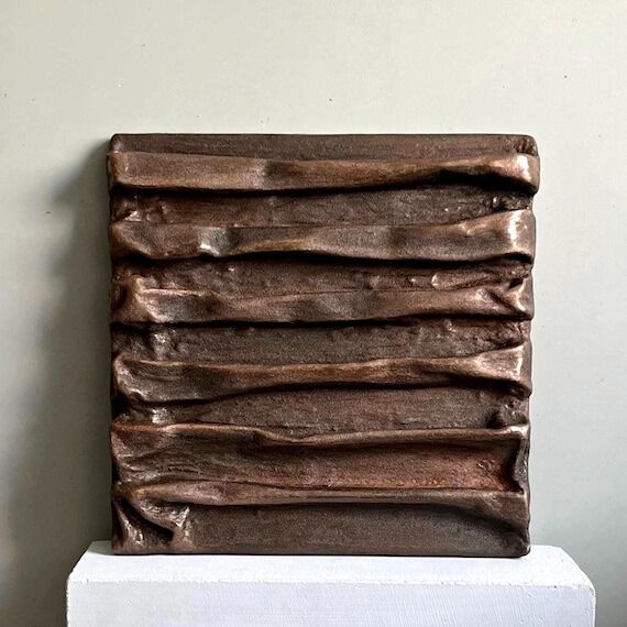 Bronze Wall Sculpture | Metal Wall Art | Abst...