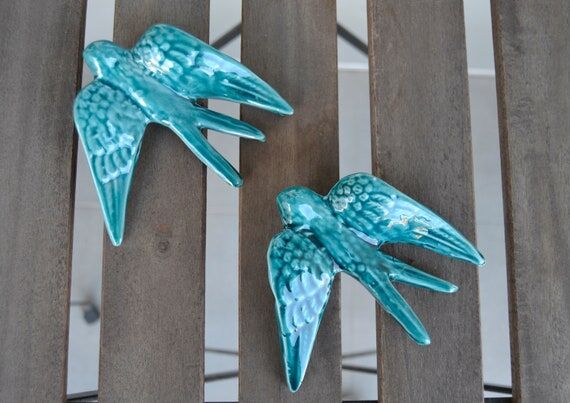 Ceramic Swallow | hanging bird...