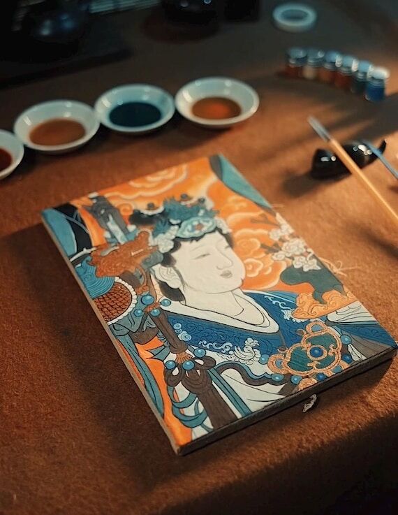 Yongle Palace Mural DIY Painting Kit | Dunhua...