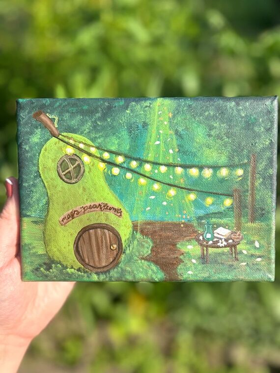 magnolia’s pearfumes. ~ original art ~ acry...